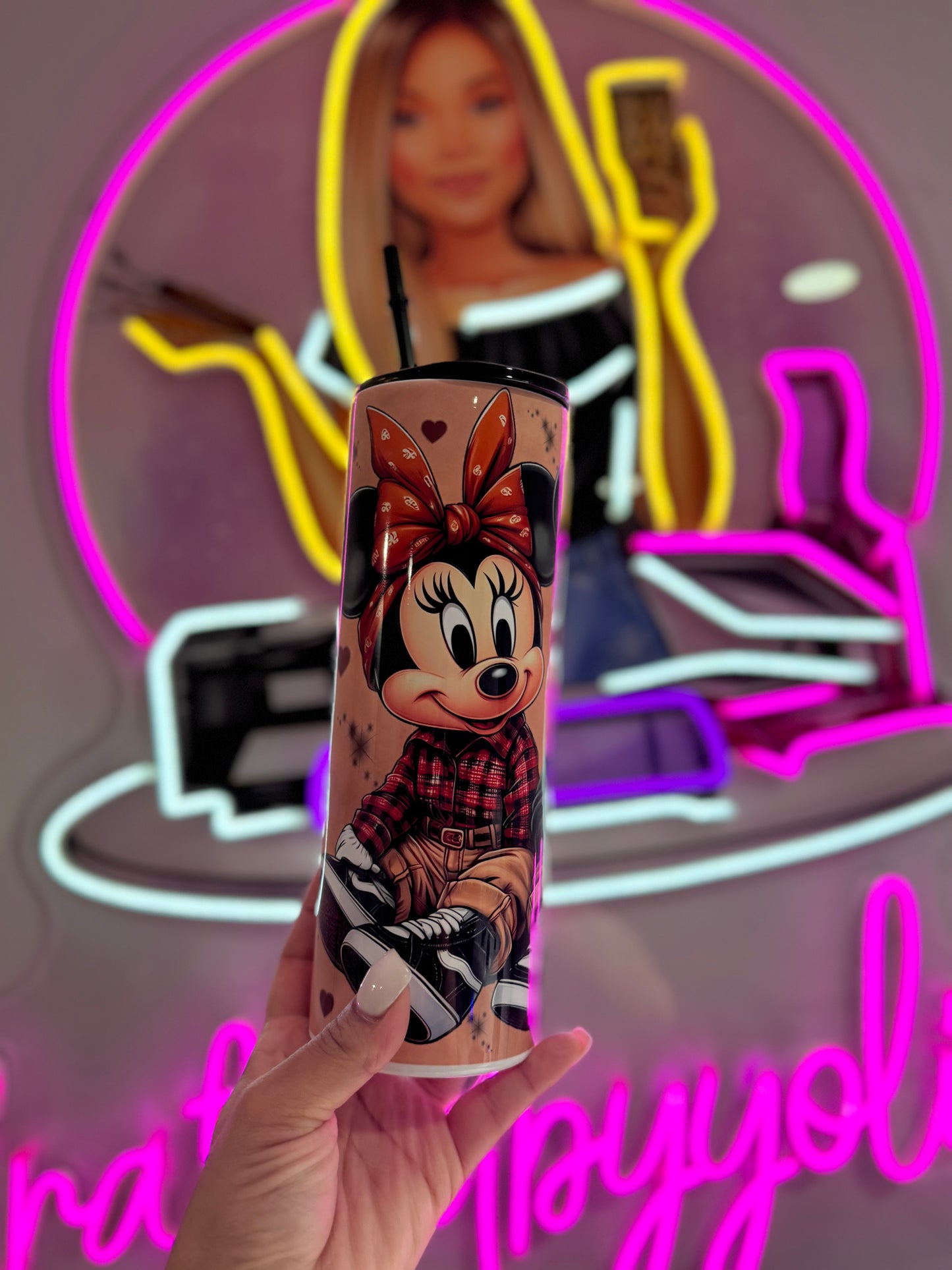 Mickey and Minnie Chicanos 20oz Tumbler