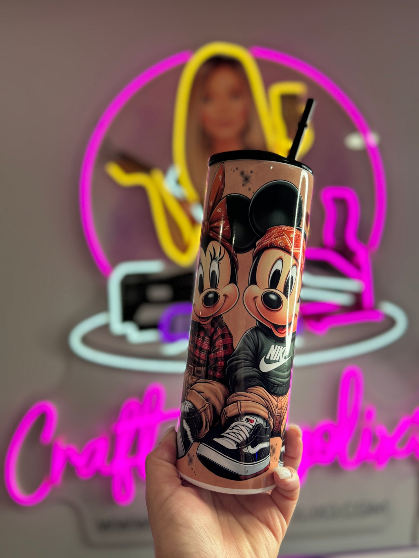 Mickey and Minnie Chicanos 20oz Tumbler