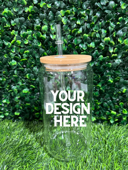 Can Customizable Glass Cup