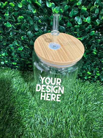 Can Customizable Glass Cup